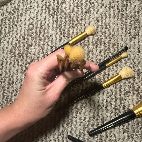 Set of 10 makeup brushes - Picture 3 of 6